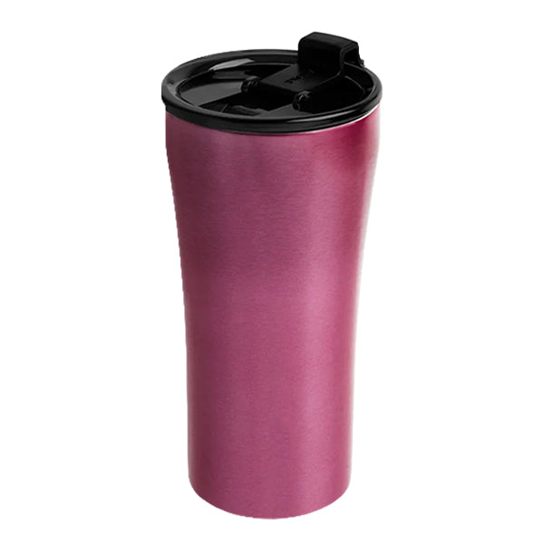 Sttoke Urban Series 16oz Merlot Mist reusable coffee cup with ceramic lining and insulated travel design