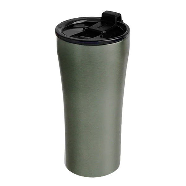 Sttoke Urban Series 16oz Moonstone Grey reusable coffee cup with ceramic lining and insulated travel design