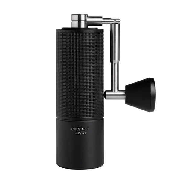 Timemore C3S Pro Coffee Hand Grinder Black with stainless steel burrs for consistent espresso and filter grinding