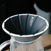 UFO ceramic pour over coffee dripper black