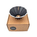 UFO ceramic coffee dripper black