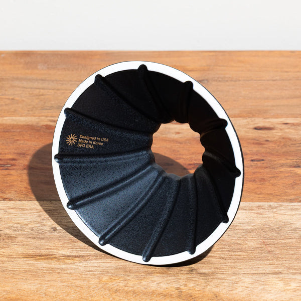 UFO black ceramic coffee dripper