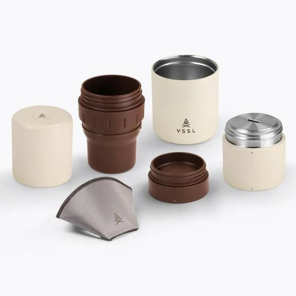VSSL Java Nest cream pour over coffee kit