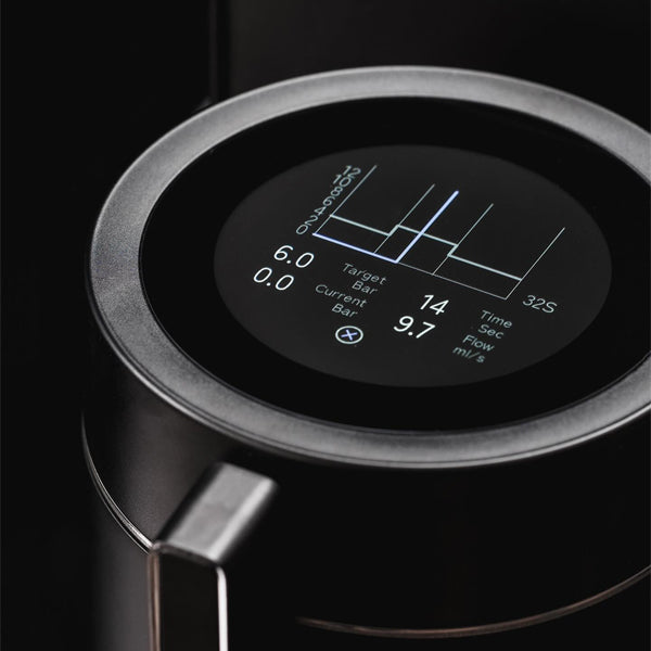 WPM Primus Black Espresso Machine with Touchscreen Display