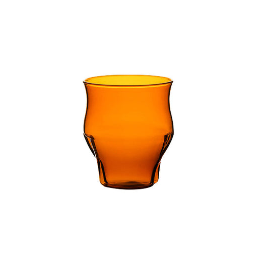 Avensi Alto Amber Coffee Tasting Glass with Hourglass Design