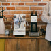 Lelit MaraX3 White Home Espresso Machine Brewing Coffee