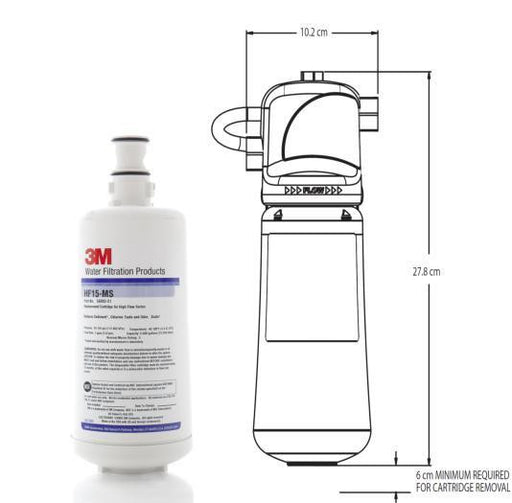 3M HF15-MS Replacement Water Filter, High Flow Series, Water Filter, 3M - Barista Warehouse