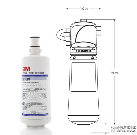 3M HF15-MS Replacement Water Filter, High Flow Series, Water Filter, 3M - Barista Warehouse