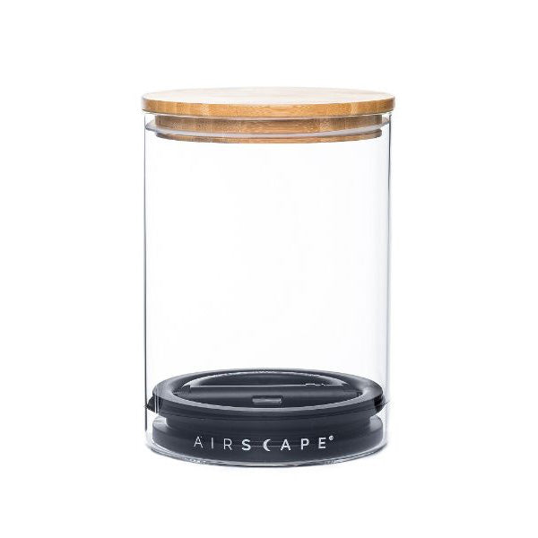  Airscape Glass & Bamboo Lid 7" Medium