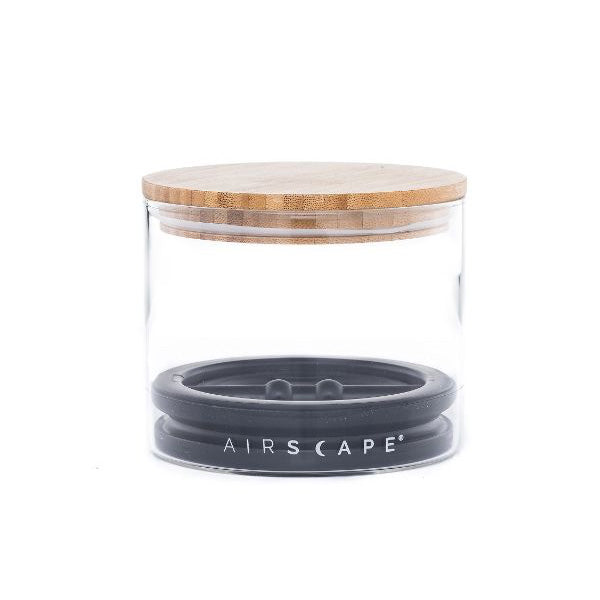  Airscape Glass & Bamboo Lid 4" Small