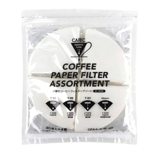 Cafec 2 Cup Assorted Filter Paper Pack