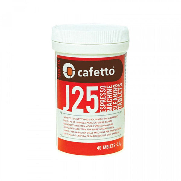 Cafetto J25 Tablets 2.5g - Jar of 40, simple, Barista Warehouse - Barista Warehouse