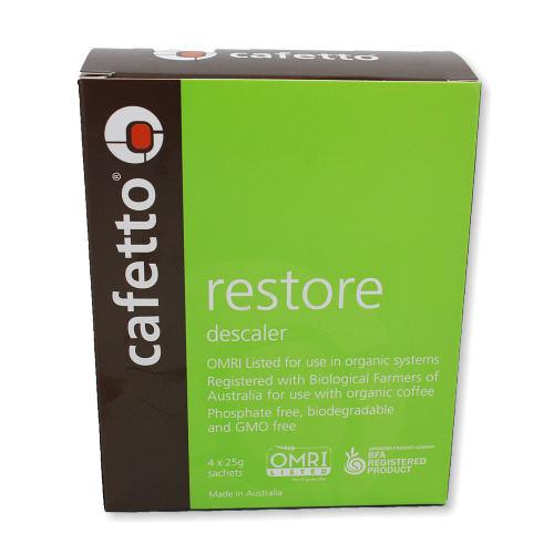 Cafetto Restore Descaler 4pack, Descaler, Cafetto - Barista Warehouse
