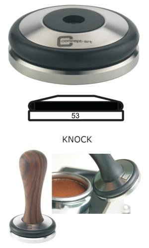 Concept-Art Coffee Tamper Base, 53mm Stainless, Knock Flat, Tamper, Concept-Art - Barista Warehouse