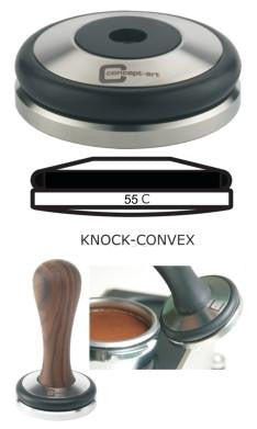 Concept-Art Coffee Tamper Base, 55mm Stainless Knock Convex, Tamper, Concept-Art - Barista Warehouse