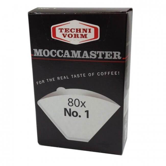 Moccamaster Filter size 1 for CupOne, 80 pcs — Barista Warehouse